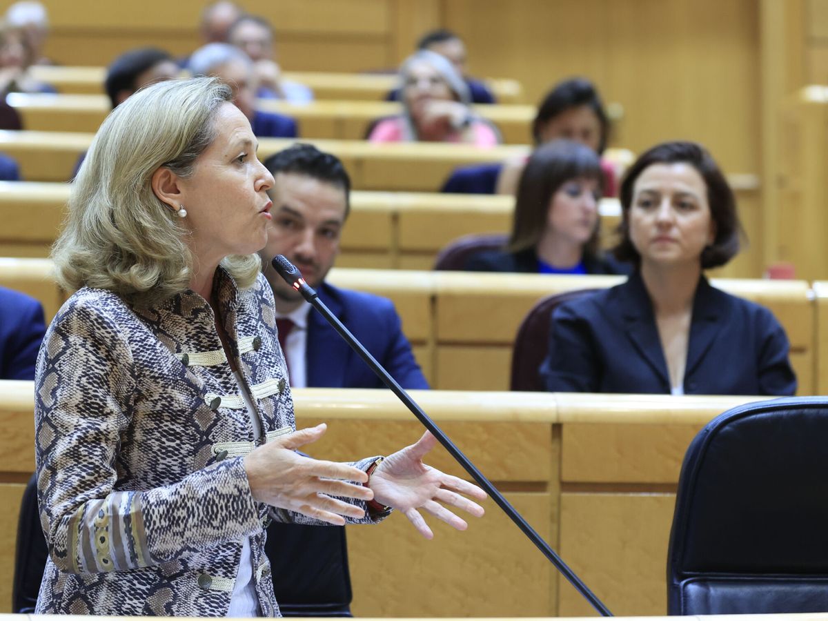 Foto: La vicepresidenta primera del Gobierno y ministra de Asuntos Económicos, Nadia Calviño. (EFE/Zipi)