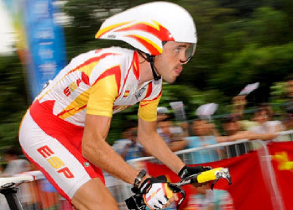 Foto: Alberto Contador se queda a ocho segundos del bronce