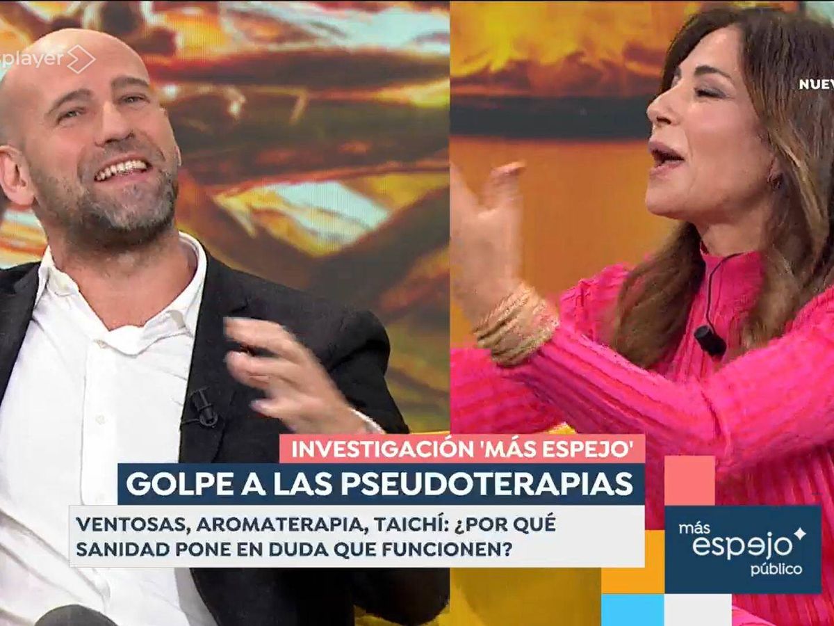 Foto: Gonzalo Miró y Mariló Montero, en 'Espejo público'. (Antena 3)