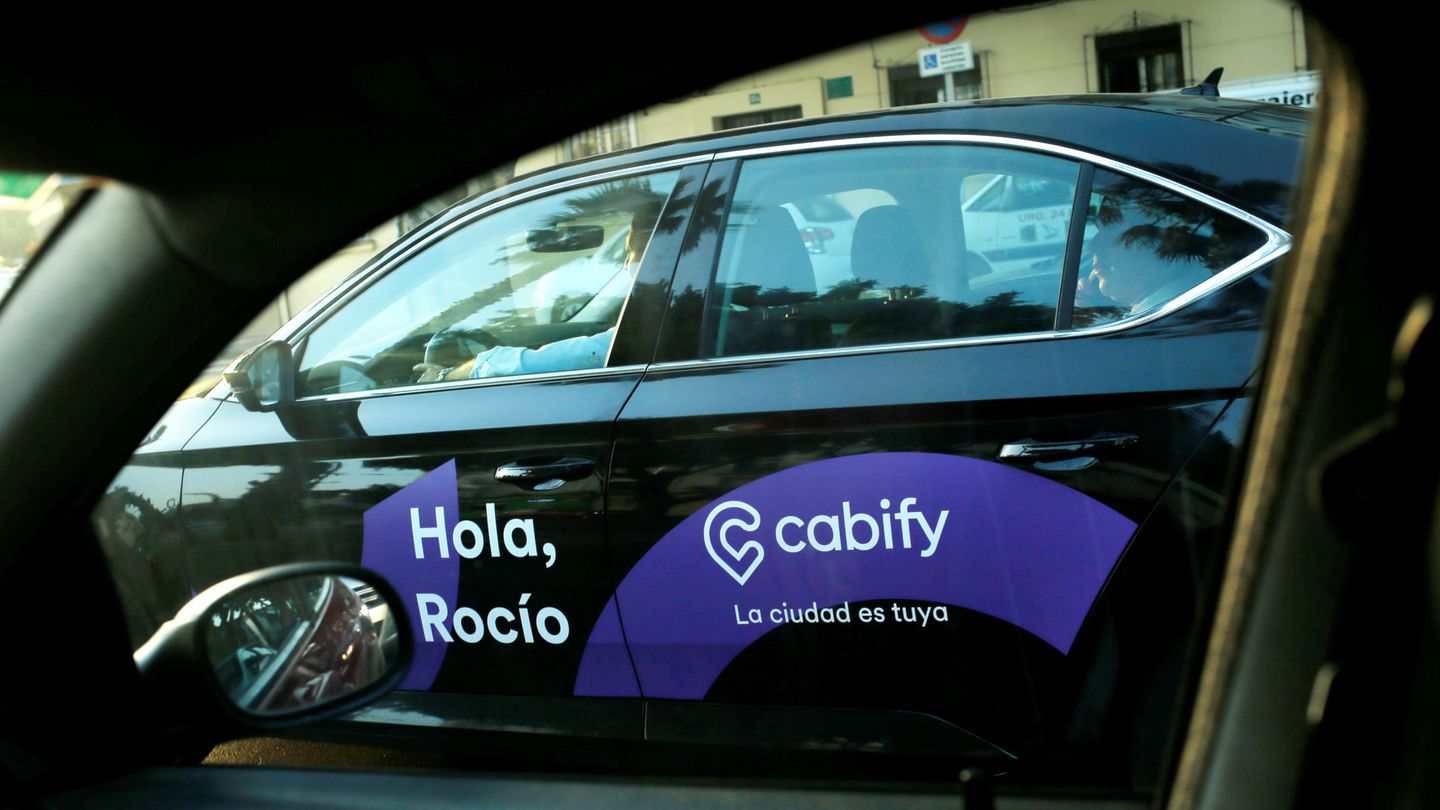 Un Cabify, en Málaga. (Reuters)