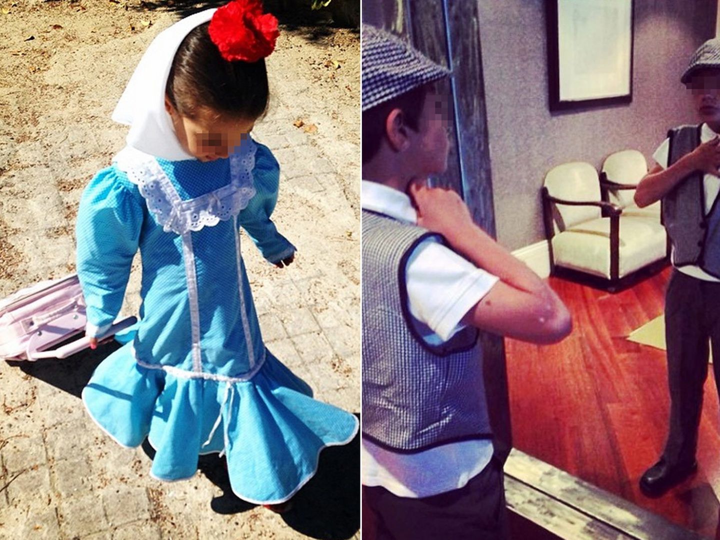 Olivia y Pau, los hijos de Nuria Roca y Juan del Val (Instagram)
