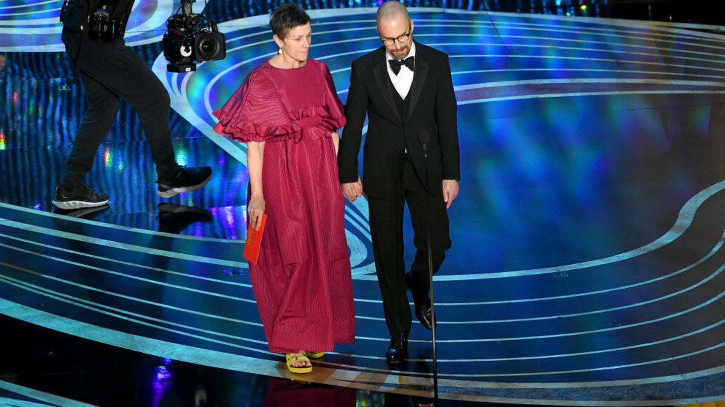 Frances McDormand, en los Oscar en 2019. (Getty)