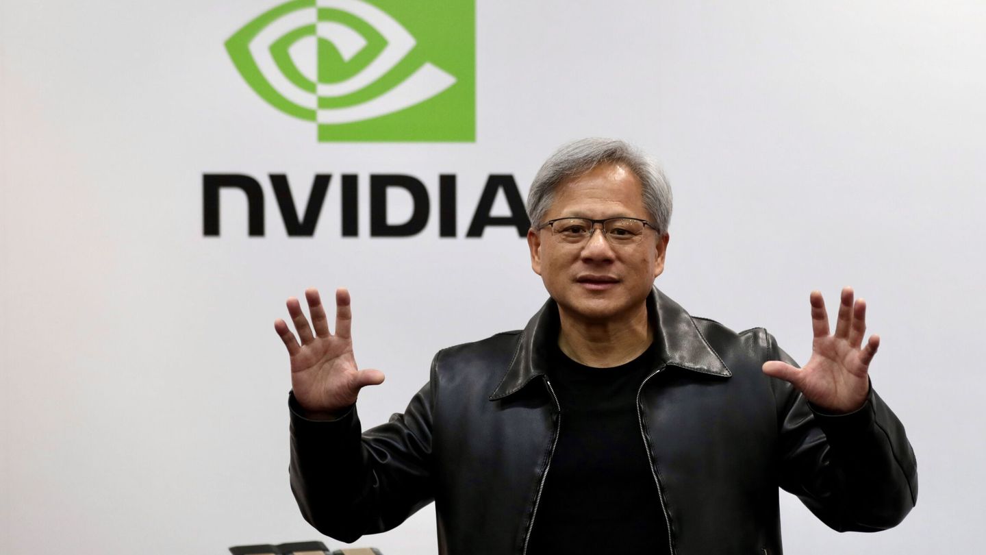 El CEO de Nvidia, Jensen Huang. (Reuters)