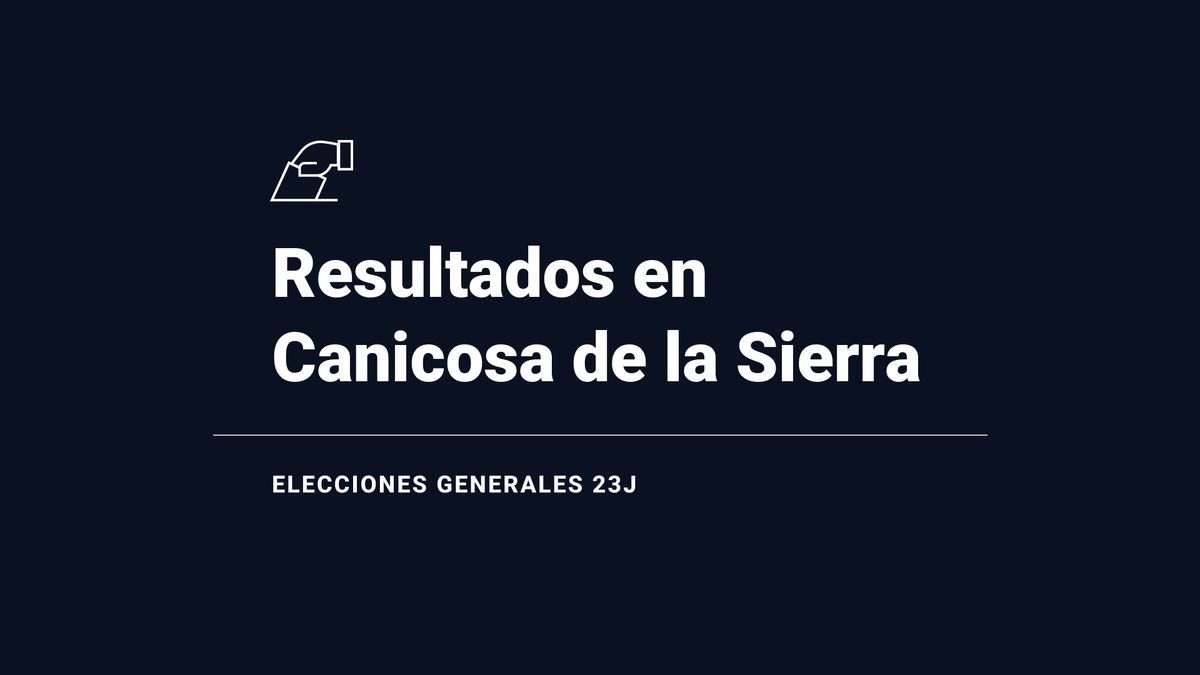 Canicosa de la Sierra, resultados del 23J | Votos y escaños en las elecciones generales 2023: victoria de del PP