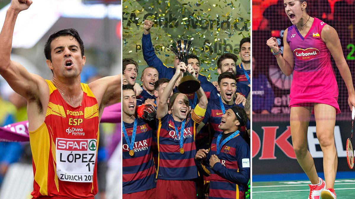 Los diez protagonistas del deporte español en 2015