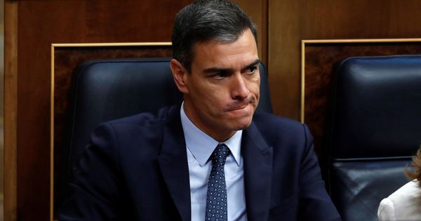 Foto: Pedro Sánchez, tras el debate de investidura. (EFE)