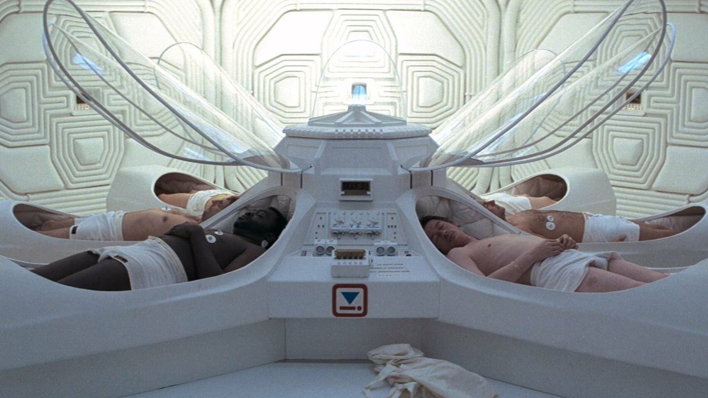 Las cápsulas de hibernación de la película Alien. (20th Century Fox)