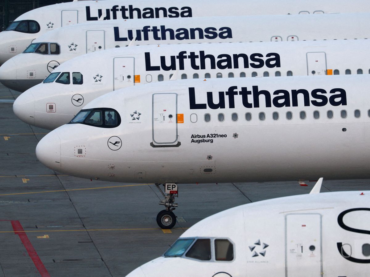 Foto: Aviones de Lufthansa. (Reuters/Kai Pfaffenbach)