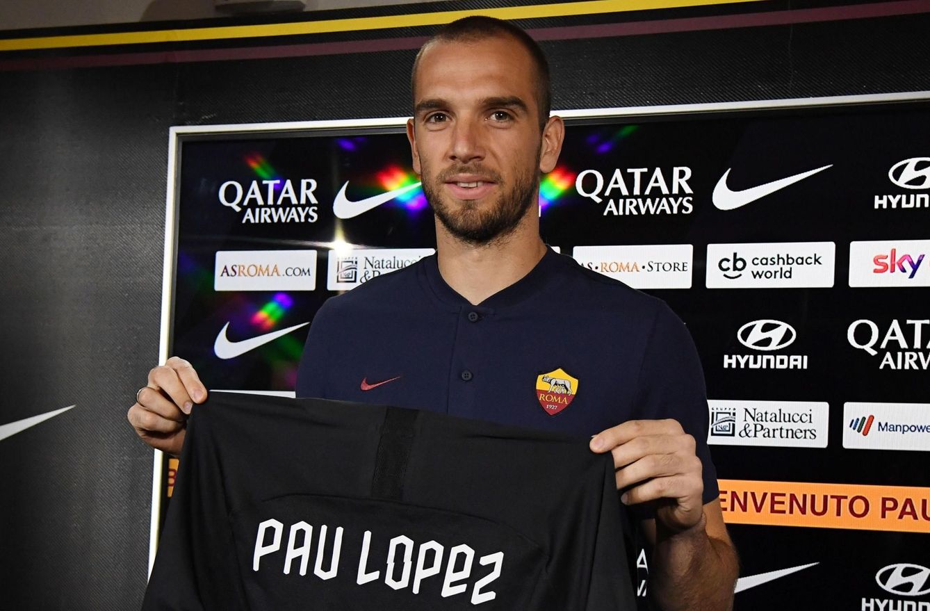 Pau López, fichado gratis hace un años, acaba de ser verdido a la Roma por 24 millones. (EFE)