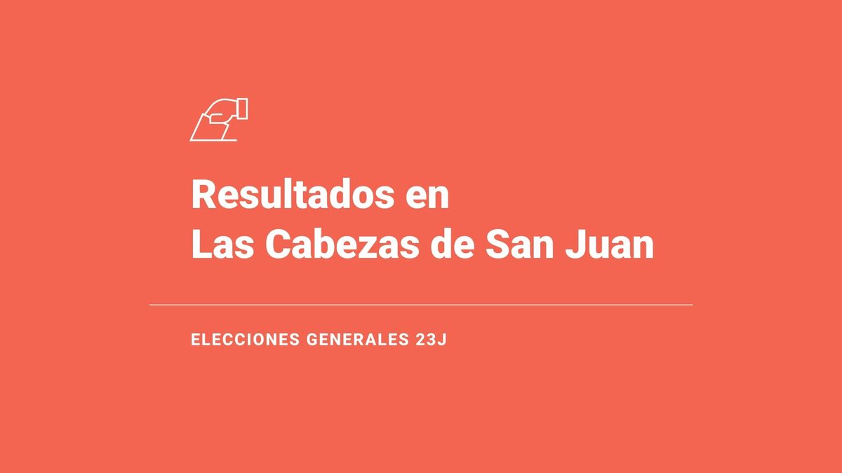 Resultados y escrutinio en Las Cabezas de San Juan de las elecciones generales 2023, última hora: el PSOE, el partido más votado