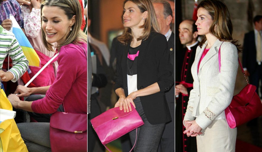 Foto: El bolso fucsia de la princesa viaja a Portugal