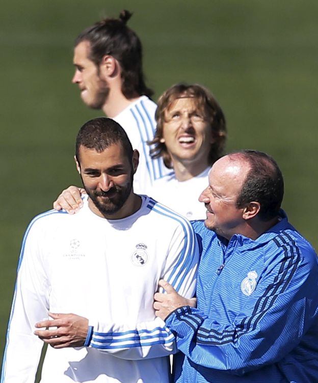 Foto: Benzema, Bale y Modric podrían ser titular contra el Barça (Reuters).