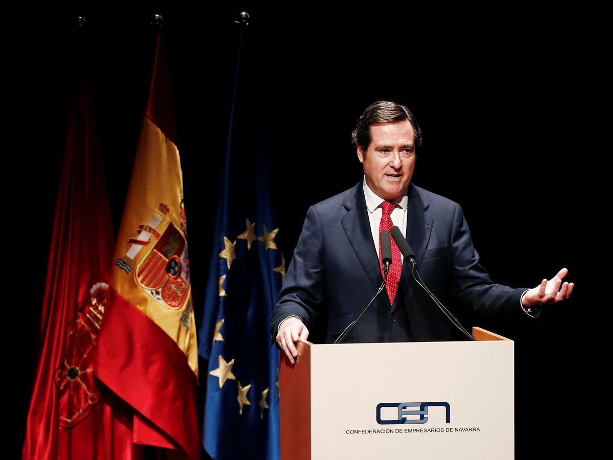 Foto: El presidente de la Confederación Española de Organizaciones Empresariales (CEOE), Antonio Garamendi. (EFE)