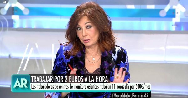 Foto: Ana Rosa Quintana en 'El programa de Ana Rosa'. (Mediaset España)