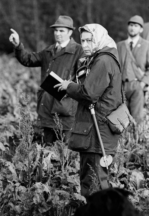 Isabel II durante una tarde de caza en Sandringham en 1984. (Cordon Press)