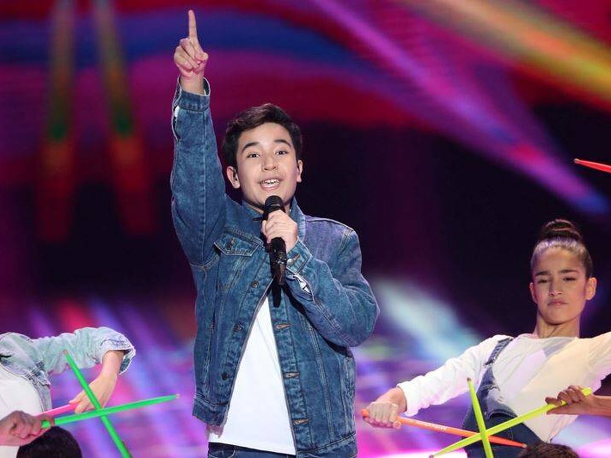 Foto: Levi Díaz, representante de España en Eurovisión Junior 2021. (EFE/Christophe Petit)
