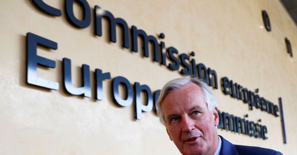 Foto: Michel Barnier abandona la CE tras reunirse con el negociador británico, Stephen Barclay. (Reuters)