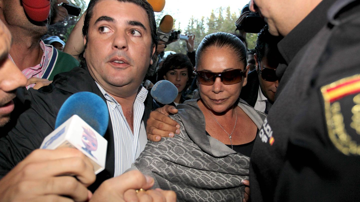 Isabel Pantoja, a su entrada en los juzgados de Marbella. (Getty)