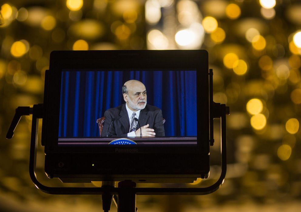 Foto: Un objetivo capta una comparecencia del presidente de la Fed, Ben Bernanke