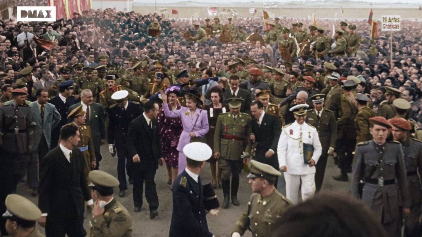 Recibimiento a Eva Perón. (DMAX)