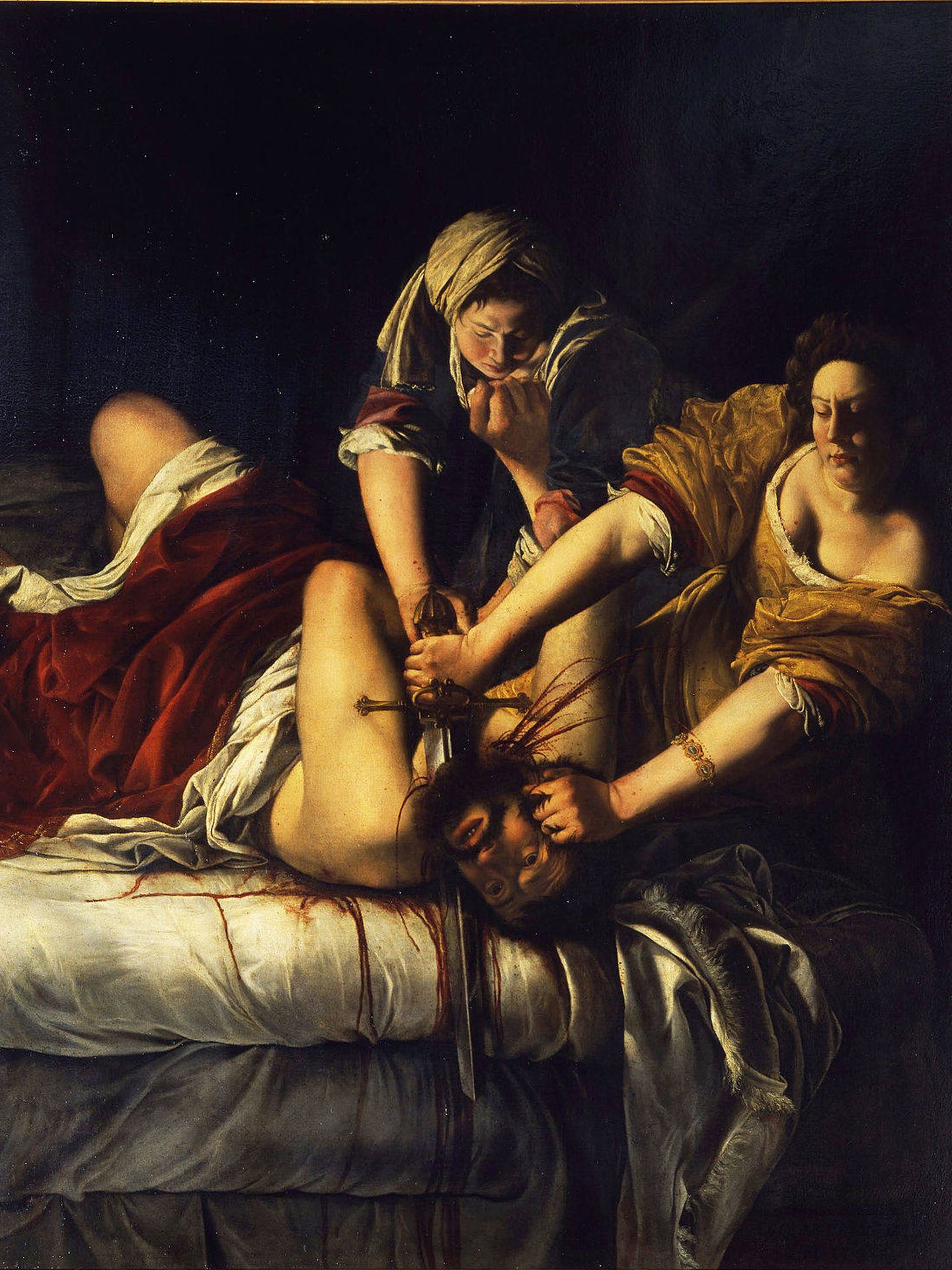 'Judith decapitando a Holofernes', Artemisa Gentileschi (1612-1613) (Galería Uffizi)