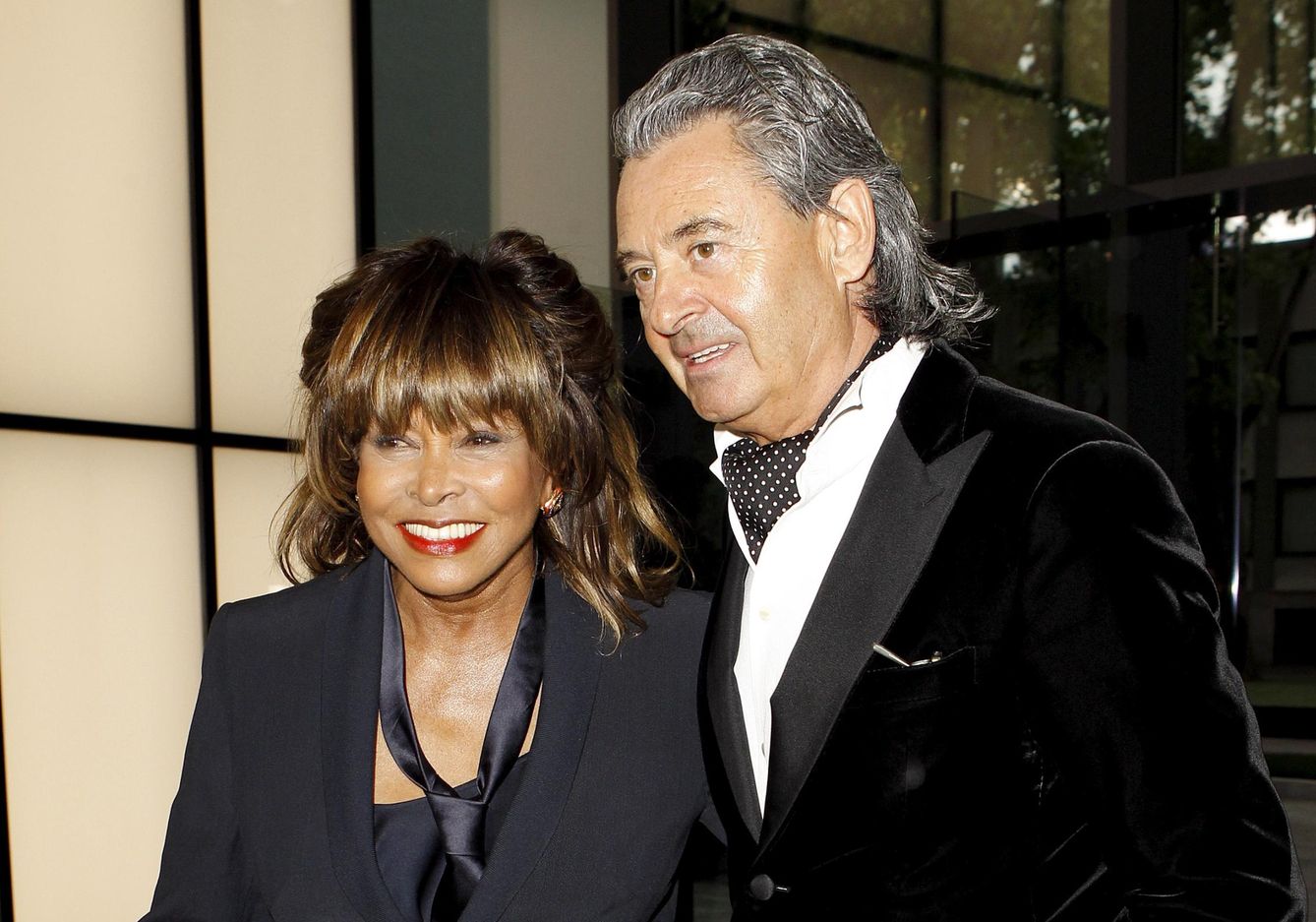 Tina Turner y su marido Erwin Bach en 2015 (reuters)