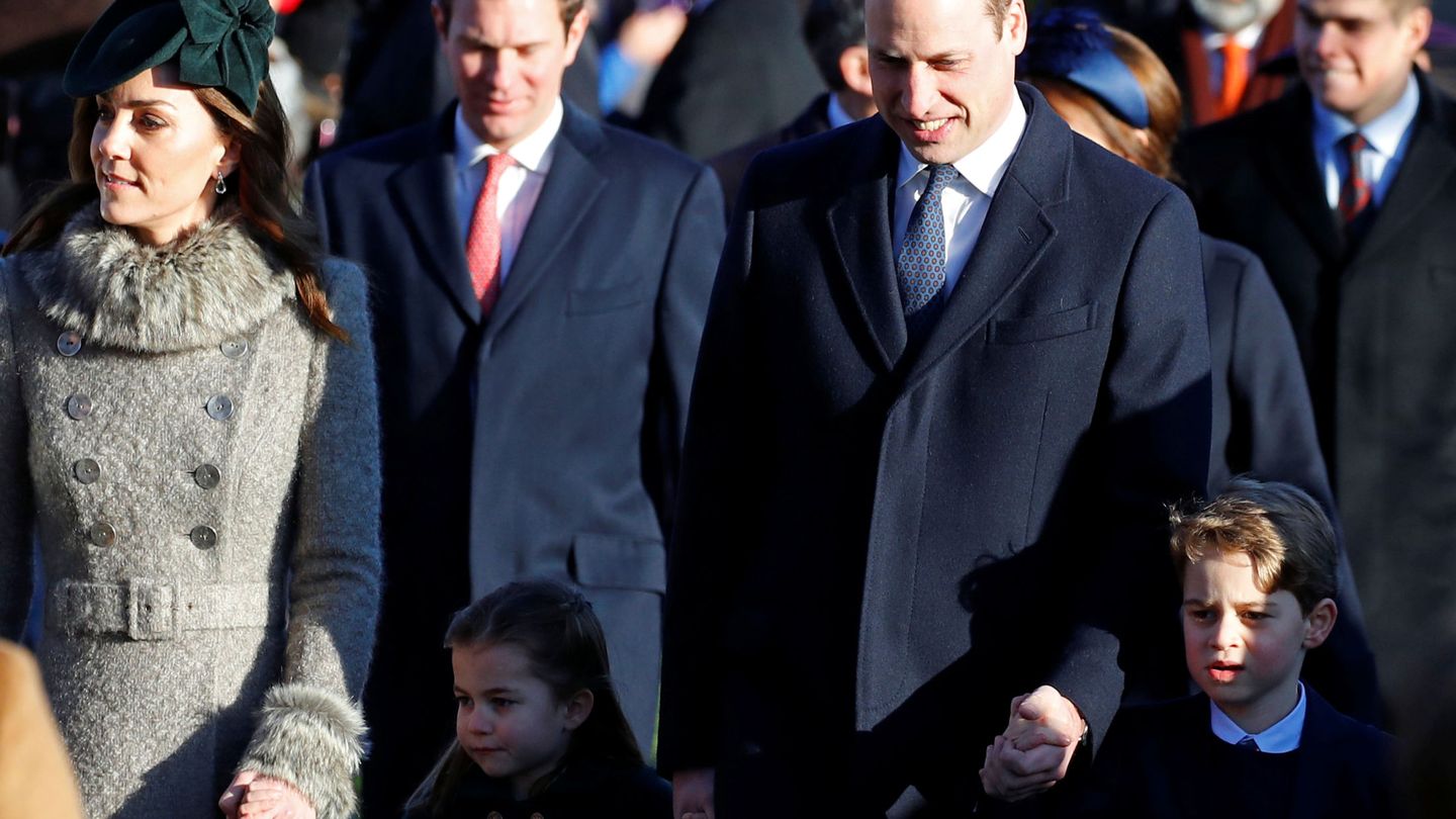 Los Cambridge, con sus hijos. (Reuters)