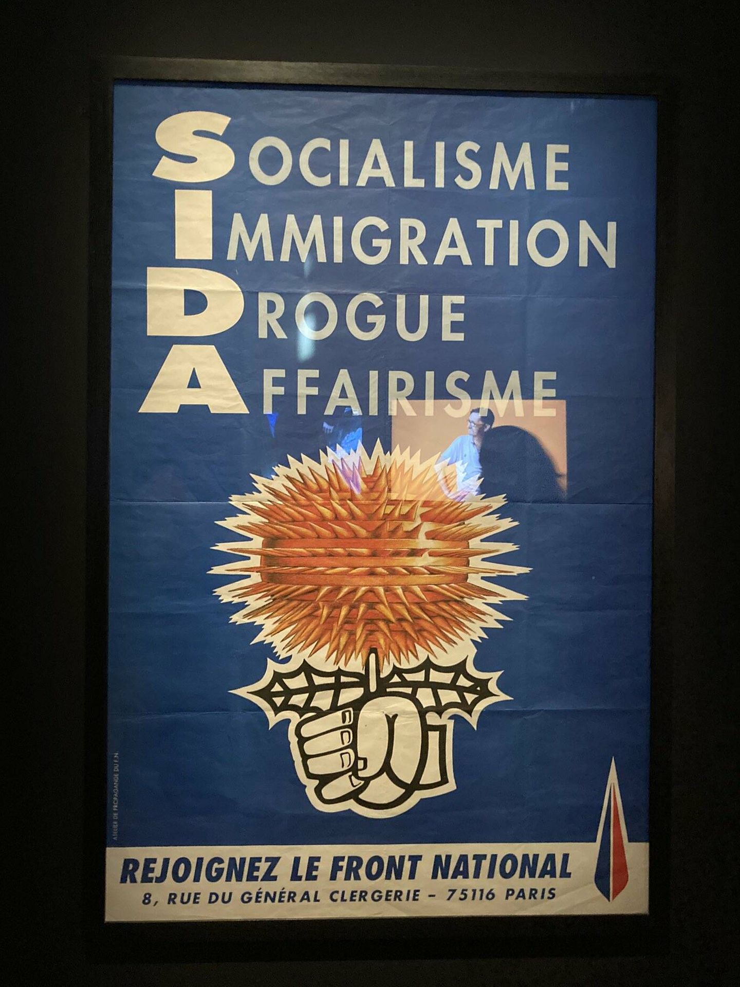 Cartel del Frente Nacional en 1991. (Cedida)