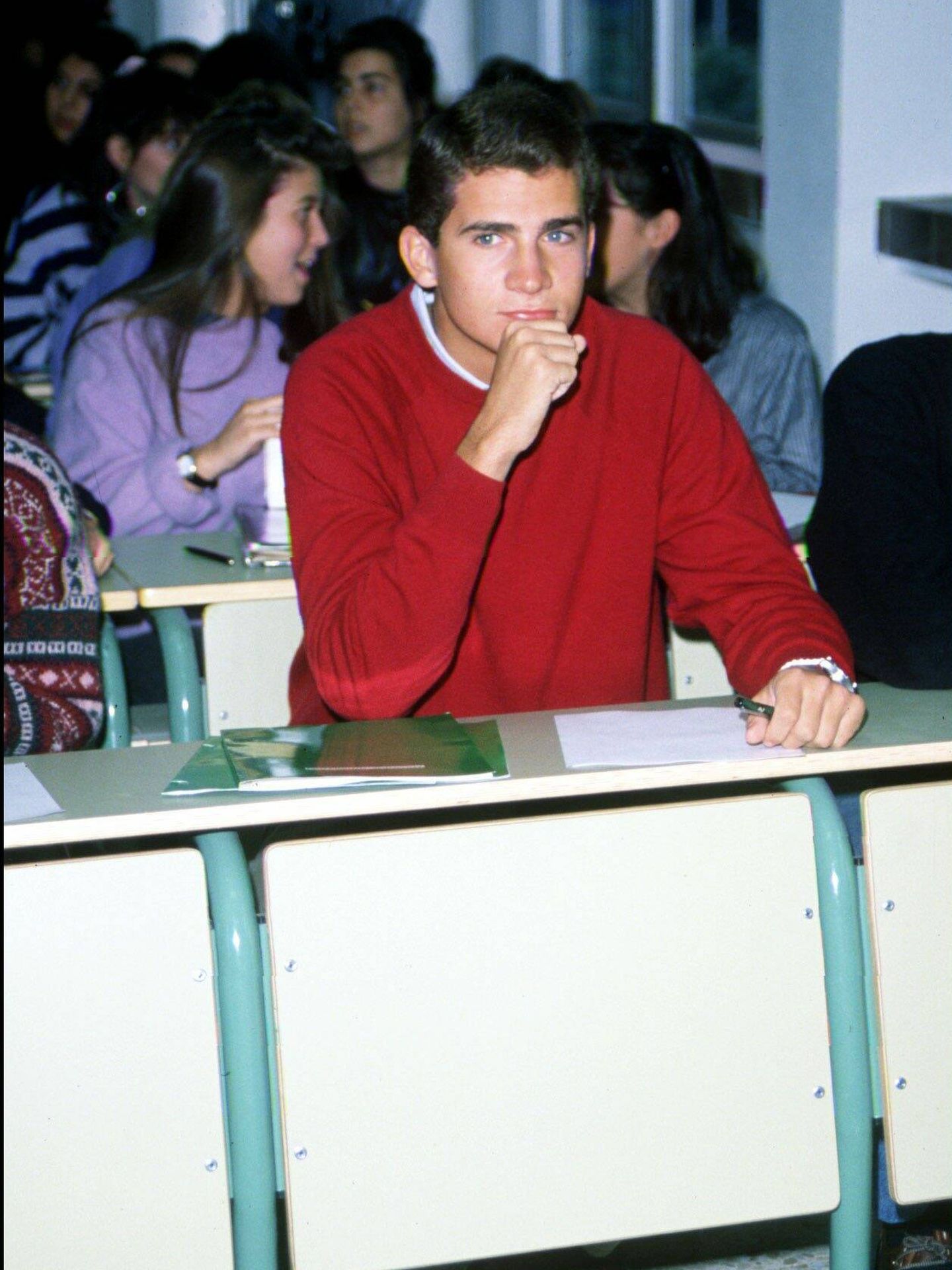 El entonces príncipe Felipe, durante sus años universitarios. (Gtres)