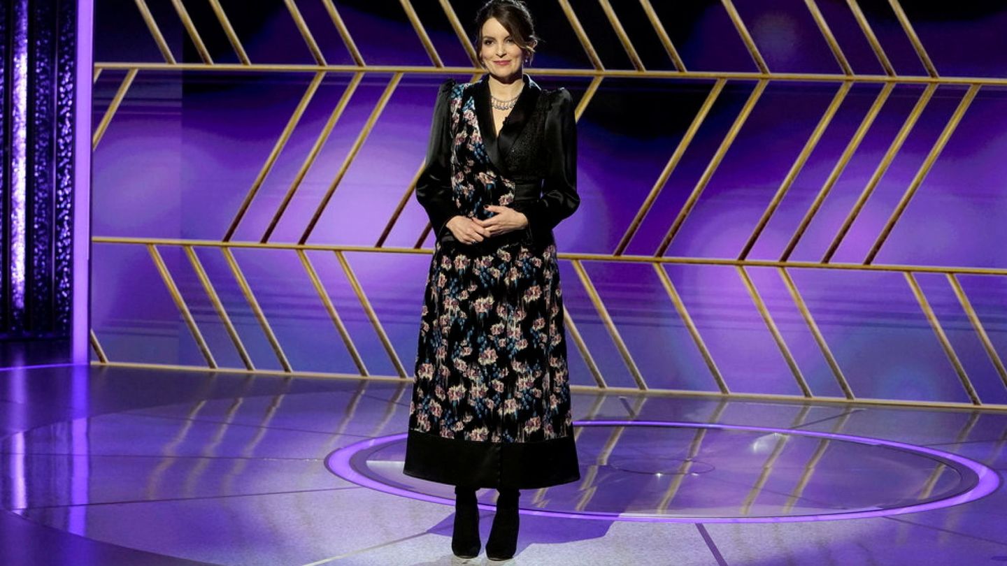 Tina Fey, en la gala de los Globos de Oro de este año. (Reuters)