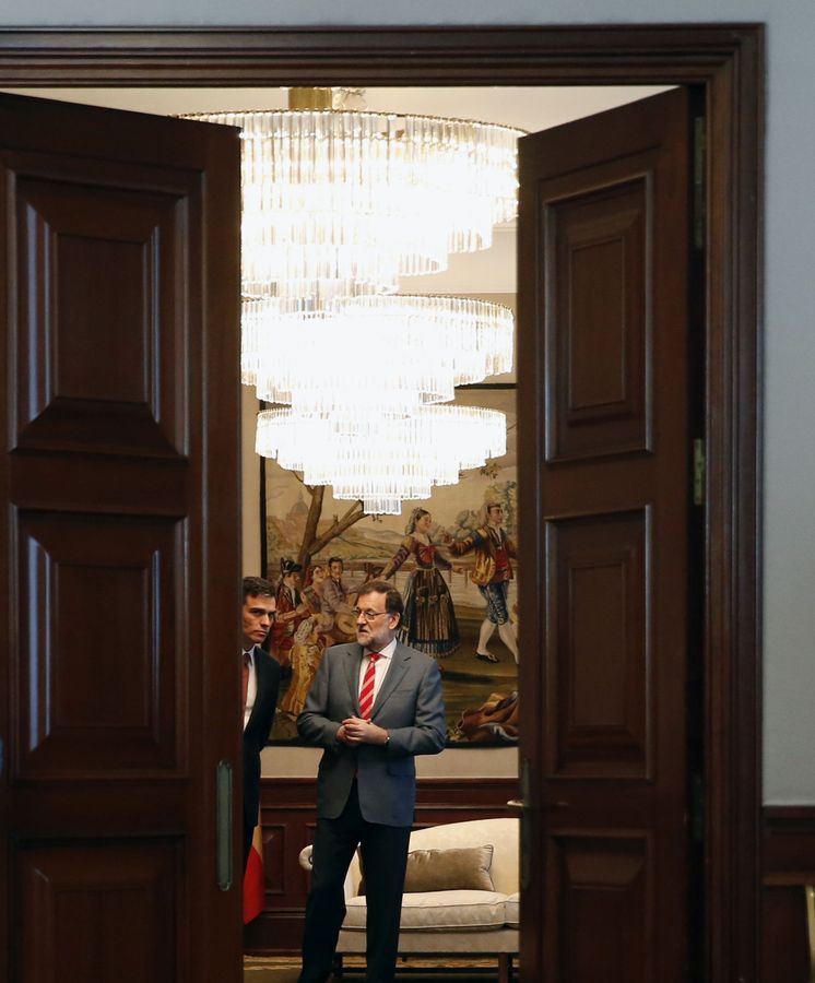 Foto: Rajoy se reunió ayer con Pedro Sánchez en el Congreso. (EFE)