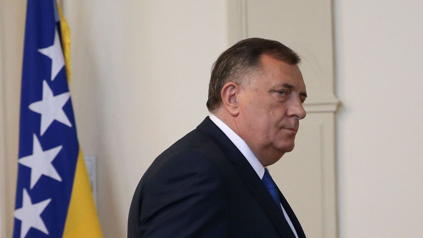 Milorad Dodik, líder serbobosnio, en Sarajevo. (Reuters/Dado Ruvic)