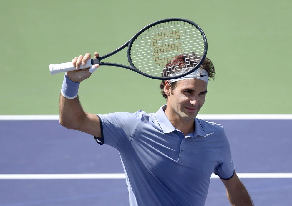 Foto: Federer no tiene piedad de Dolgopolov y accede a lo grande a la final de Indian Wells.