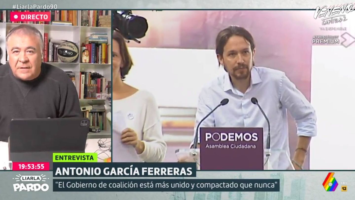 Ferreras opinando sobre el escándalo de Iglesias en el caso Dina. (La Sexta).