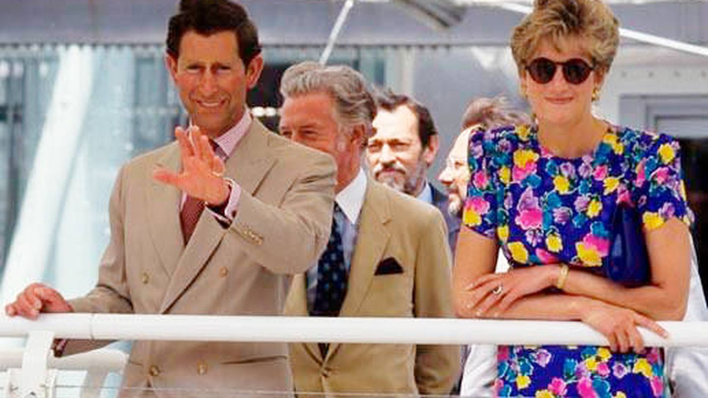 Carlos de Inglaterra y Lady Di, en la Expo'92. (Cordon Press)