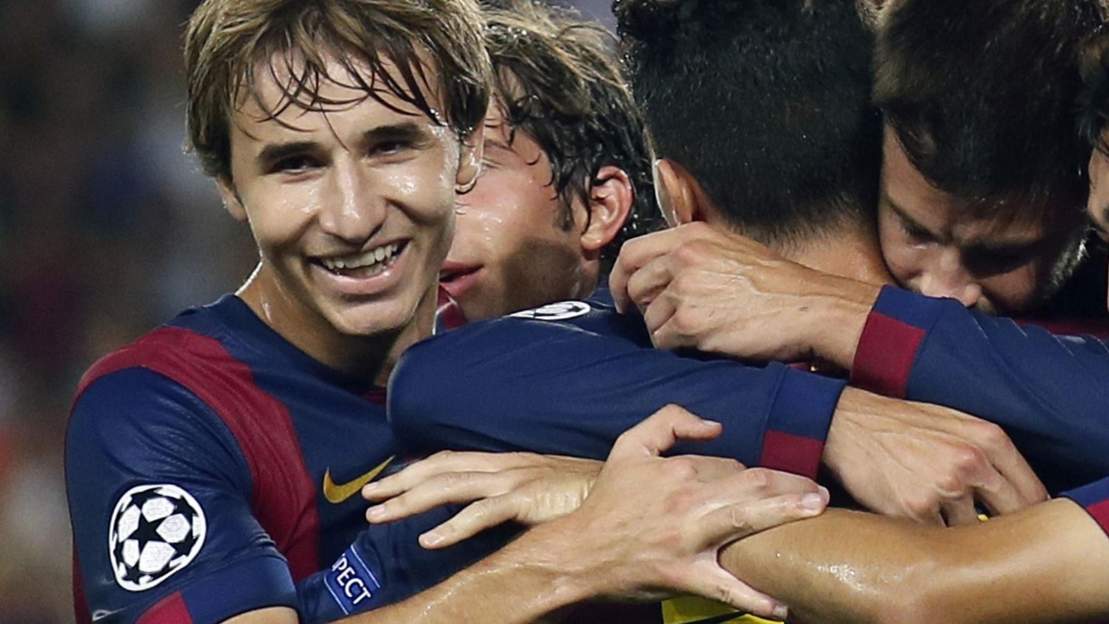 Foto: Samper celebra un gol del Barça en la pasada Liga de Campeones (Reuters)