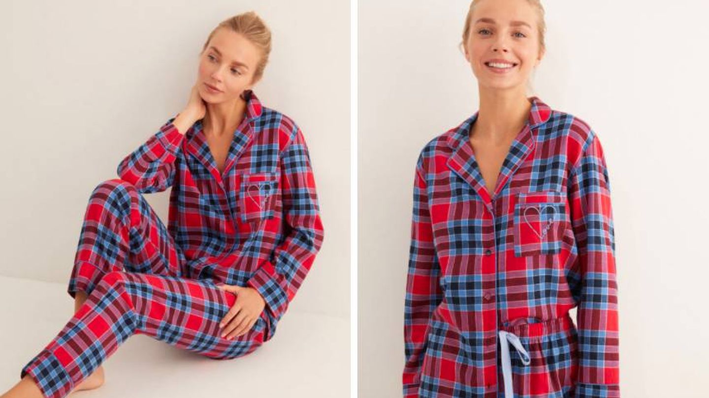 Pijama camisero de Women Secret. (Cortesía)