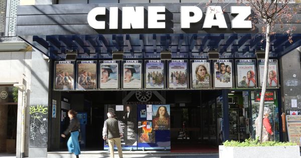 Foto: Los cines Paz en la calle Fuencarral de Madrid. (E.Torrico)