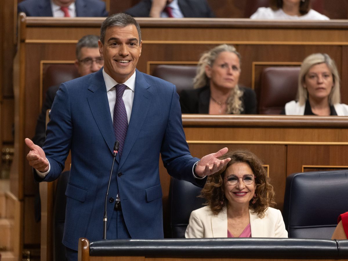 Foto: El presidente del Gobierno, Pedro Sánchez, en el Congreso (Eduardo Parra / Europa Press)