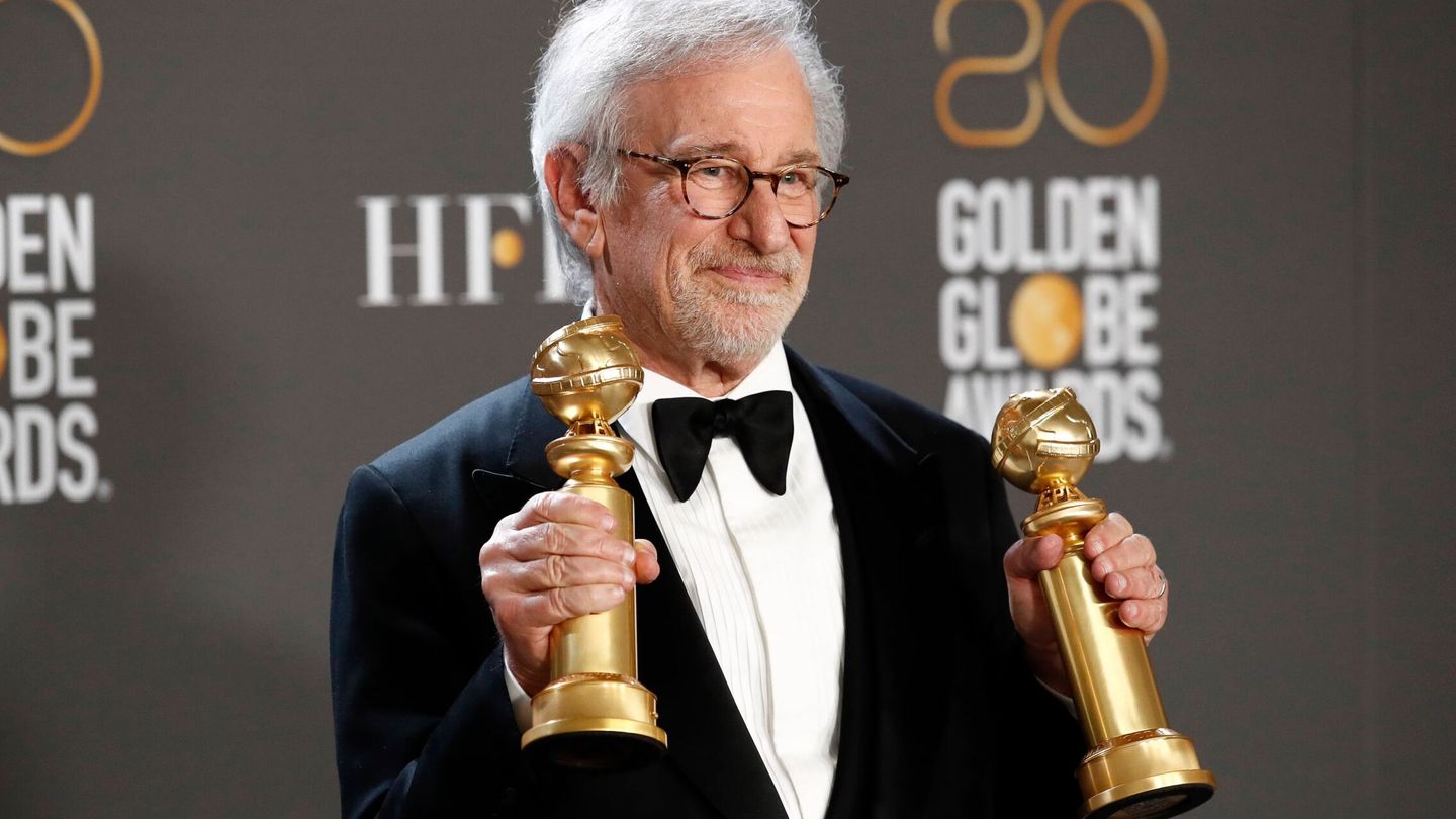 Spielberg en los Globos de Oro. (EFE)
