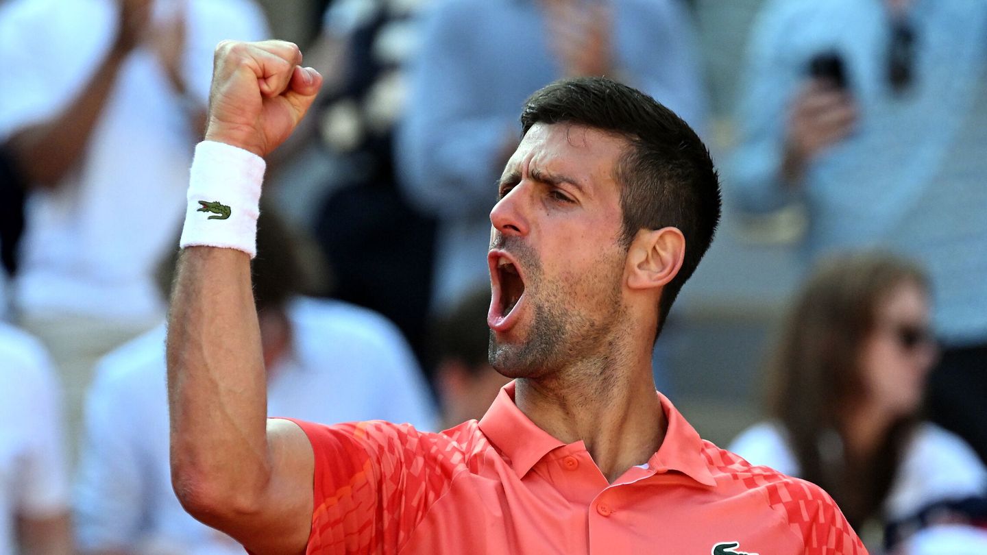 Djokovic celebra el pase a semifinales. (EFE/Yoan Valat)