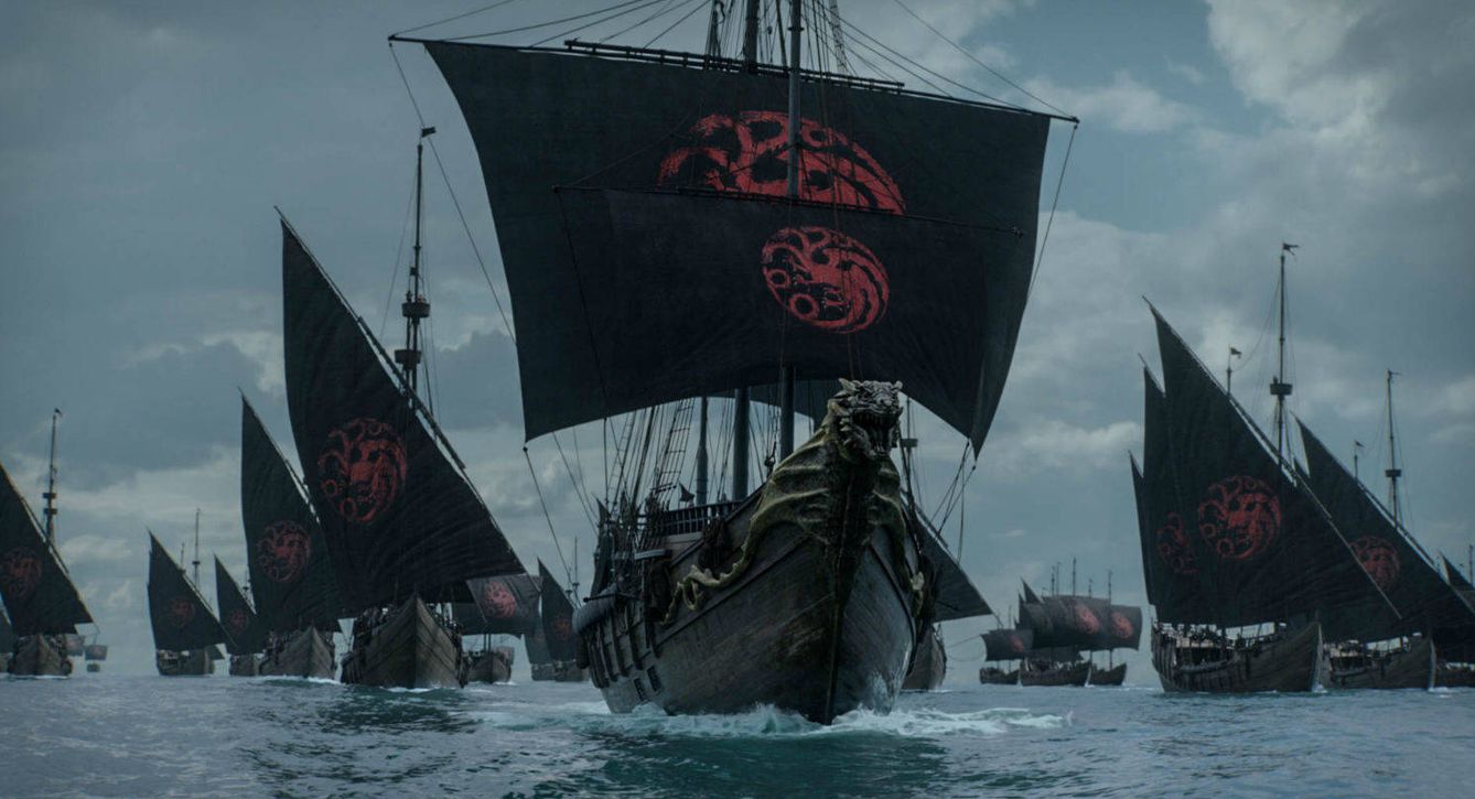 La flota de los aliados se dirige a Desembarco del Rey. (HBO)