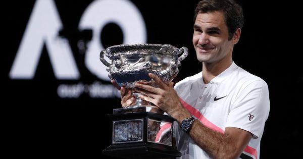 Foto: Es la segunda vez en su carrera que Federer revalida el título del Open de Australia. (Reuters)