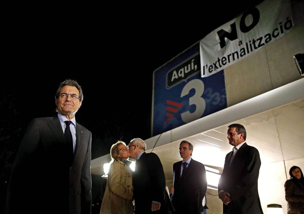 Foto: Artur Mas en TV3 en una foto de archivo. (Efe)