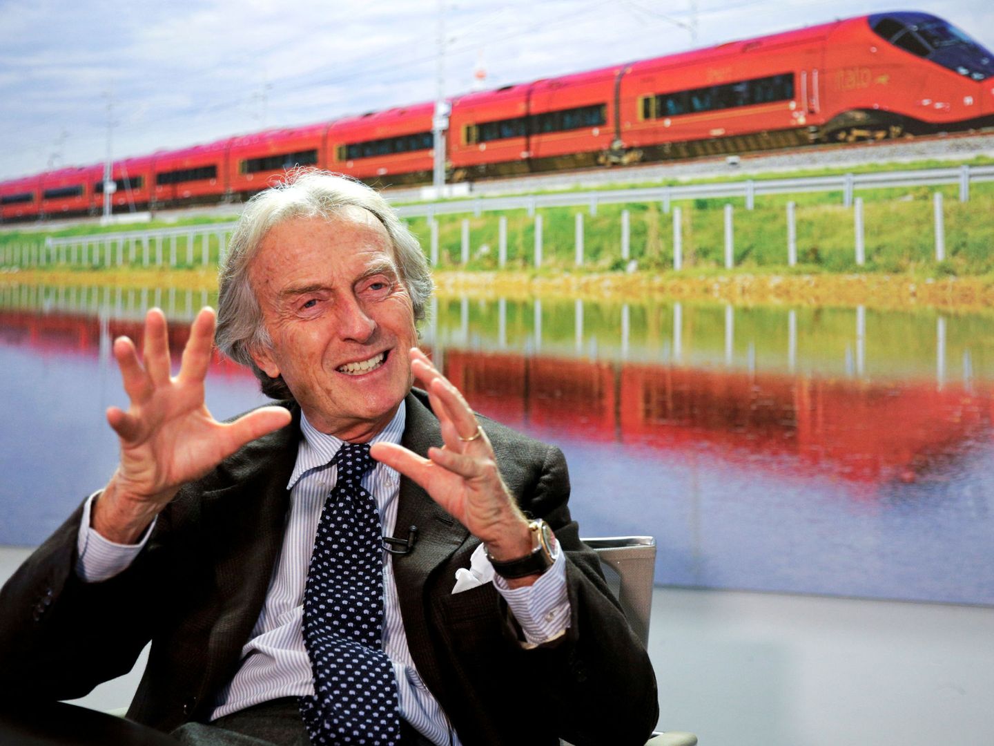NTV, el operador italiano privado presidido por Luca Cordero di Montezemolo, ha anunciado la compra de 17 trenes Alstom para la expansión internacional. (Reuters)