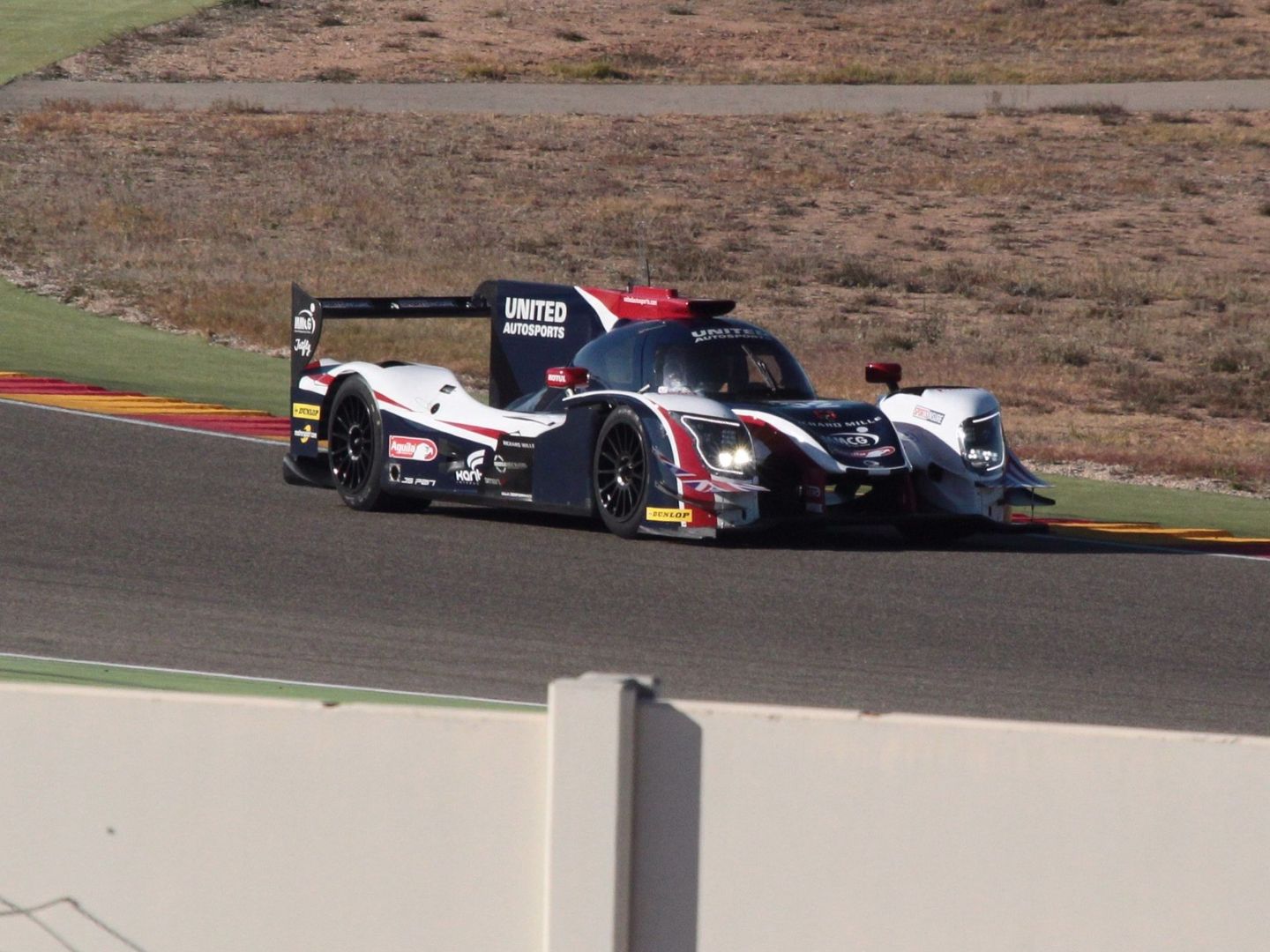 Alonso probó el United Autosports Ligier JSP217 el pasado mes de noviembre en Aragón. (EFE)