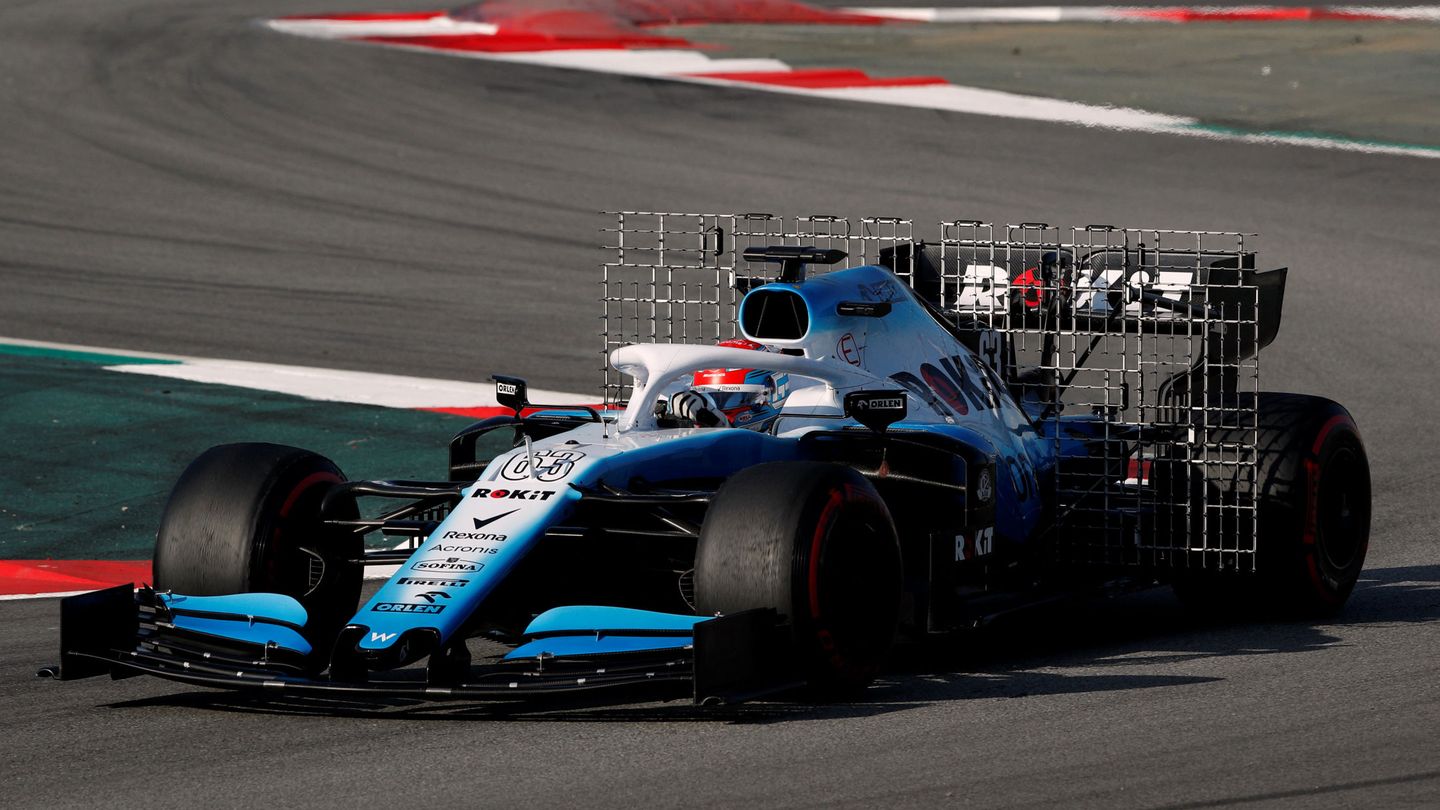 Russell al volante del Williams. (Reuters)