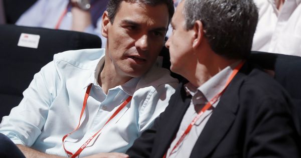 Foto: Pedro Sánchez y José Luis Rodríguez Zapatero, el pasado 17 de junio en el 39º Congreso Federal del PSOE. (EFE)