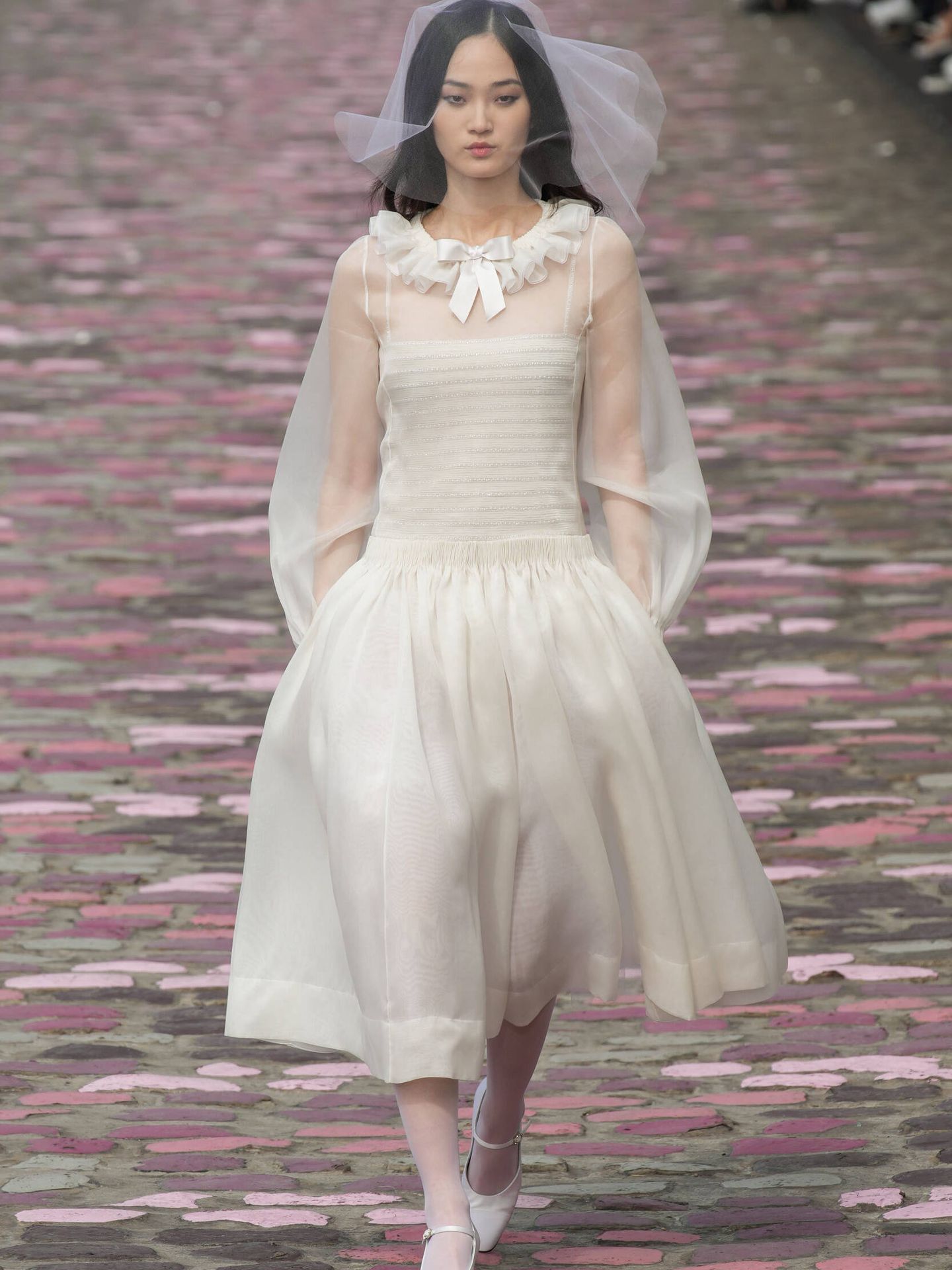 Un vestido de novia de Chanel. (Launchmetrics Spotlight)