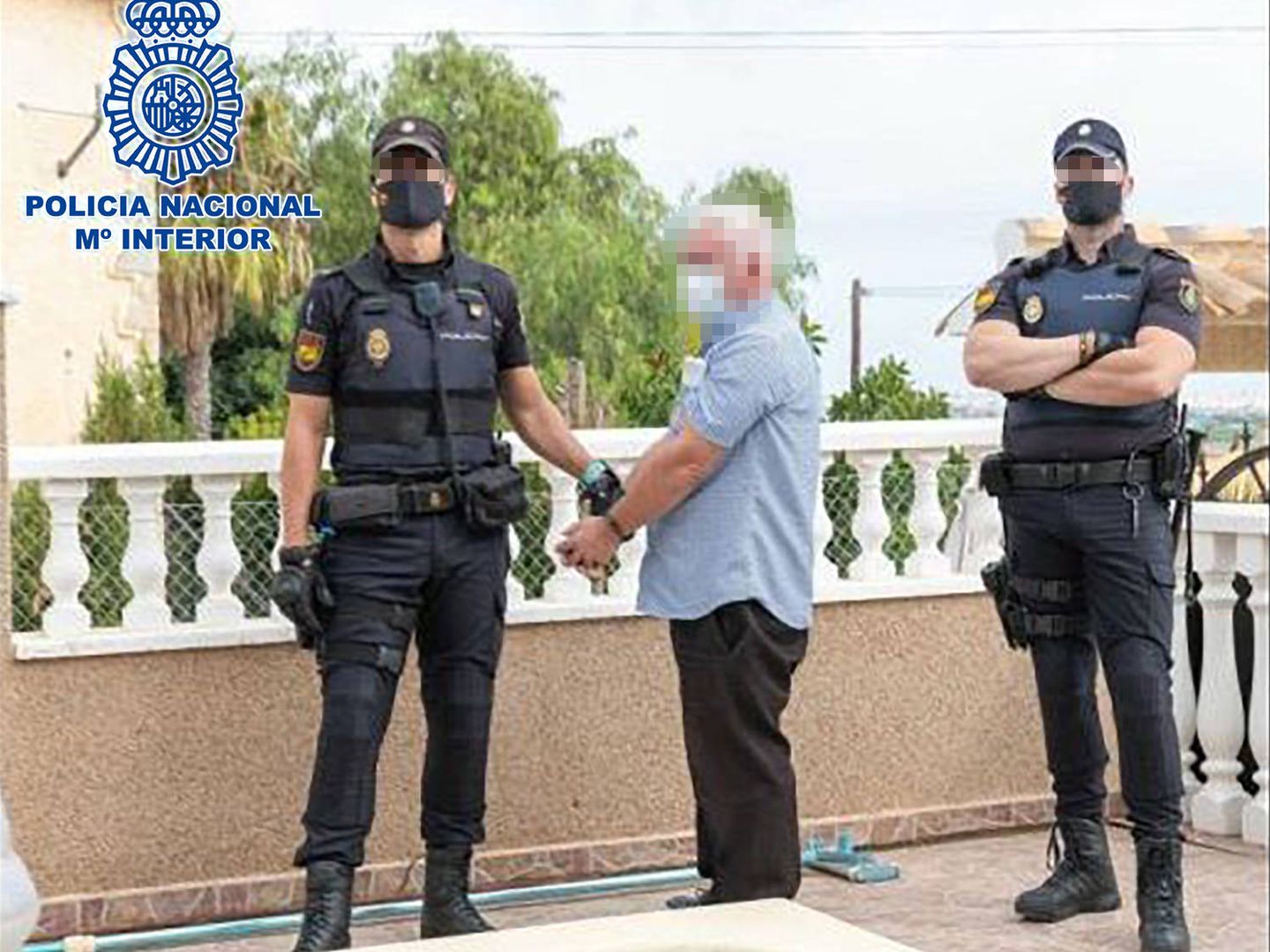 Imagen del detenido. Foto: Policía Nacional